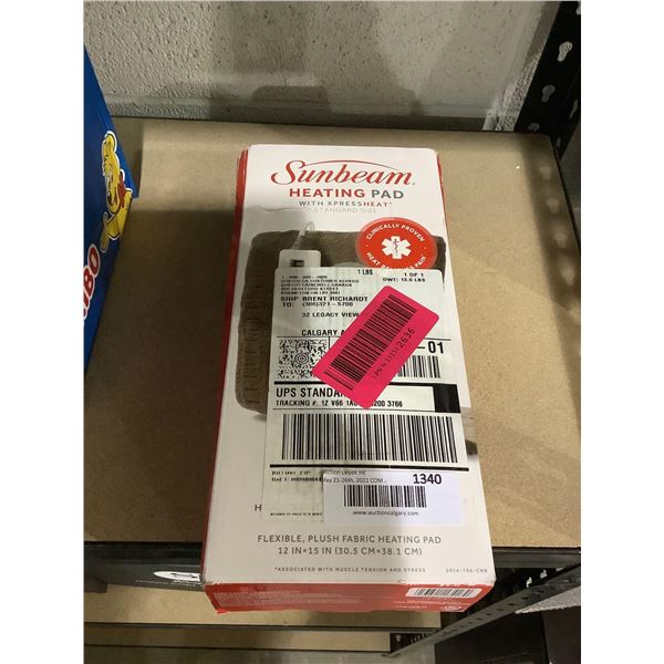 Sunbeam Heating Pad w/ XpressHeat