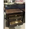 Image 2 : Wooden Nightstand (16 1/2in x 25 1/2in x 25 1/2in H)