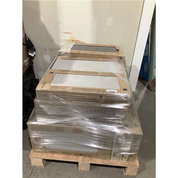 Pallet of Daltile Canon Grey Porcelain Floor Tiles (12in x 24in x 3/8in) - 8 Tiles /15.12 sf /box