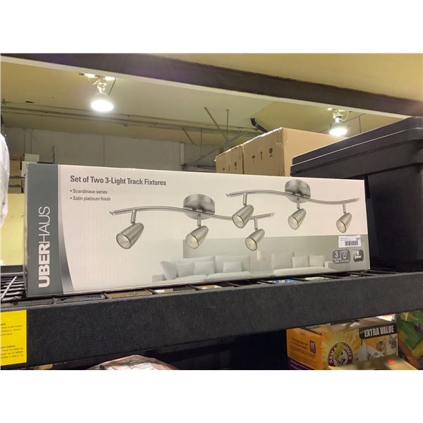 UberHaus Set of Two 3-Light Track Fixtures