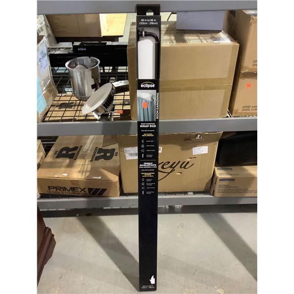Eclipse Room Darkening Wrap Rod (48in to 86in)