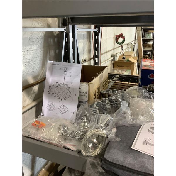 Chandelier Crystal Raindrop Lighting Ceiling Light Fixture - Model: AK-AJ-18066