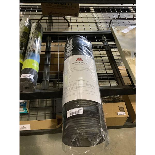 Black yoga / exercise mat