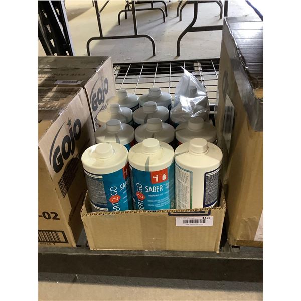 Case of Saber General Vert 2 Go Disinfectant (12 x 1L)
