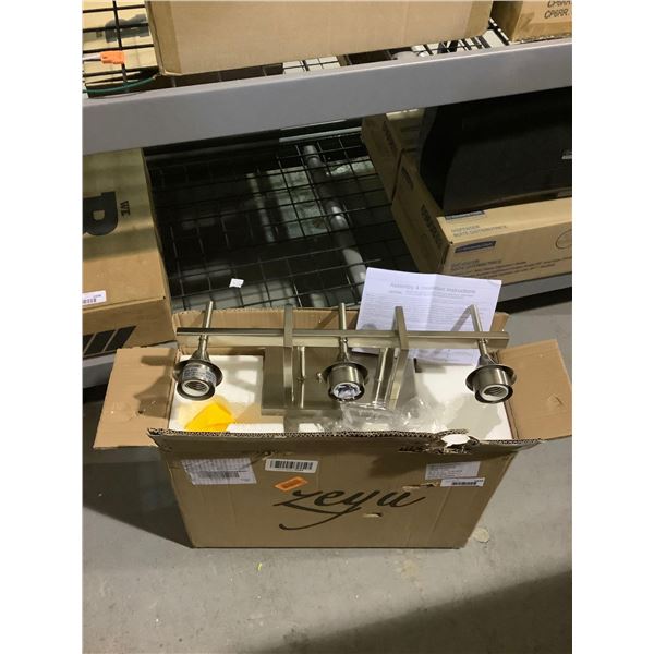 Zeyu 3-Light Vanity Wall Sconce - Model: 8000-3 BN