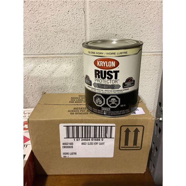 Krylon Rust Protector Ivory Gloss Enamel (2 x 946mL)