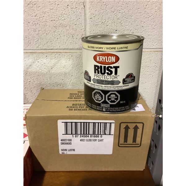 Krylon Rust Protector Ivory Gloss Enamel (2 x 946mL)