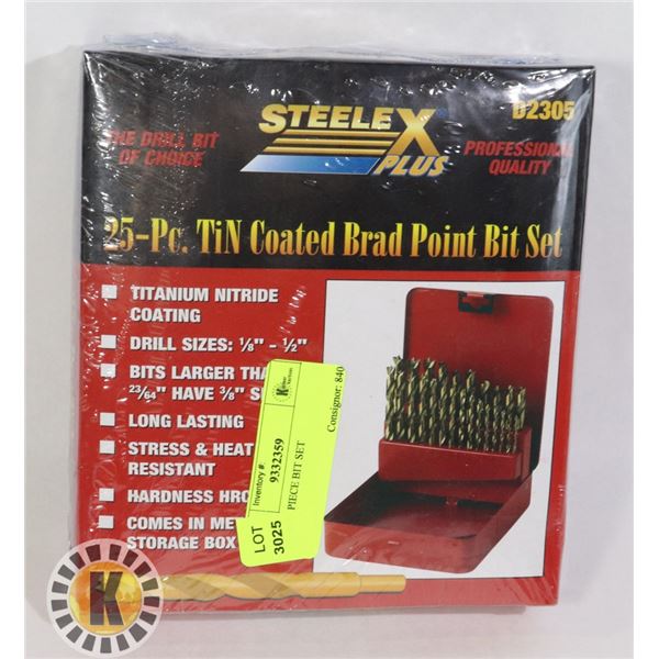NEW 25 PIECE BIT SET