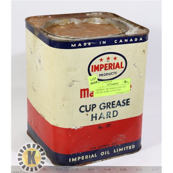 IMPERIAL OIL MARVELUBE CUP GREASE HARD- 10 POUNDS