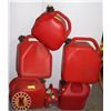 Image 1 : ESTATE LOT OF 6 ASSORTED SIZE FUEL CANS