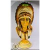 Image 1 : DECORATIVE/ ART  NATIVE CHIEF BUST