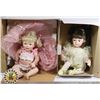 Image 1 : TWO VINTAGE PORCELAIN DOLLS