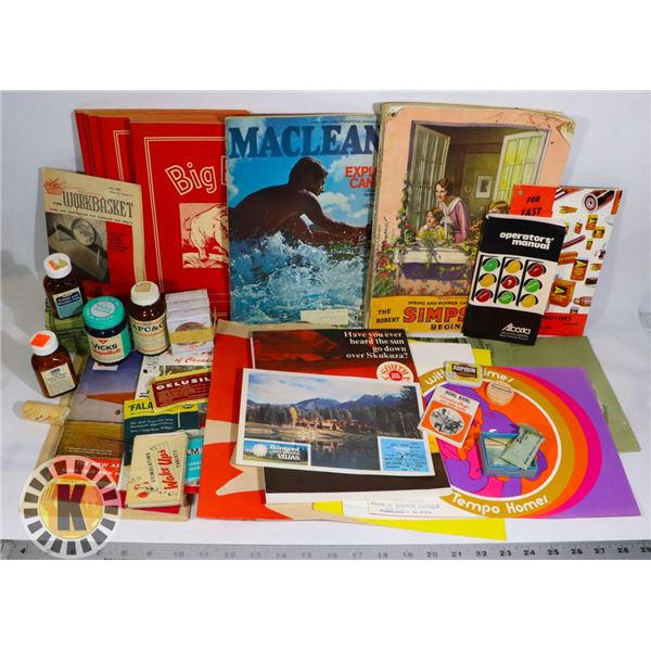 BOX OF BOOKS AND MISCELLANEOUS