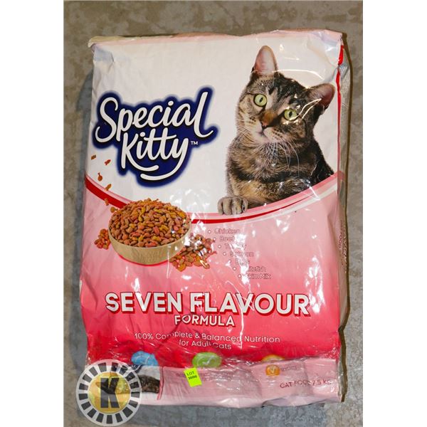 7.5KG BAG OF SPECIAL KITTY CAT FOOD