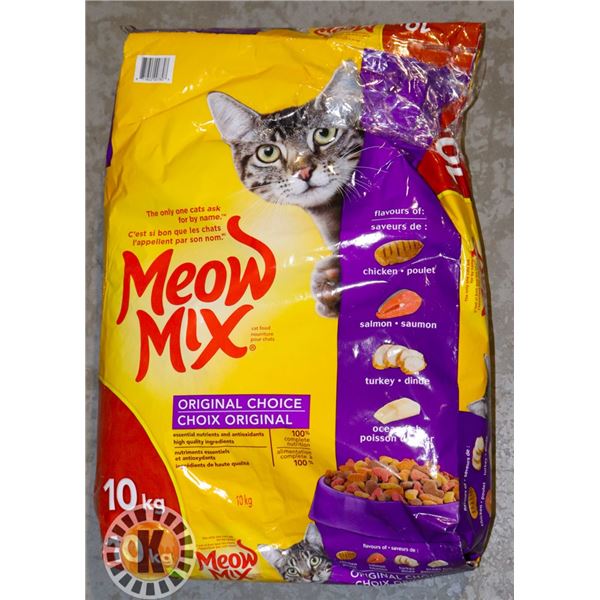 10KG BAG OF MEOW MIX CAT FOOD