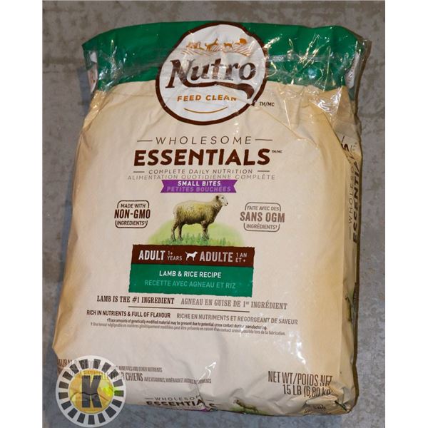 6.8KG BAG OF NUTRO DOG FOOD