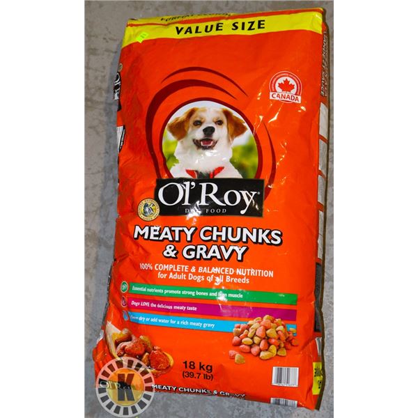 18KG BAG OF OL-ROY DOG FOOD