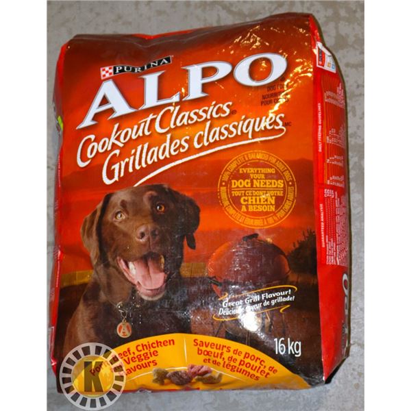 16KG BAG OF ALPO DOG FOOD