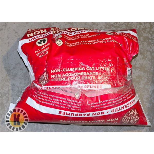 PARTIAL BAG OF NON CLUMPING CAT LITTER