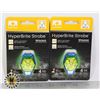 Image 1 : TWO NEW 4 MODE LED HYPER BRITE STROBE CLIP ON LIGHT