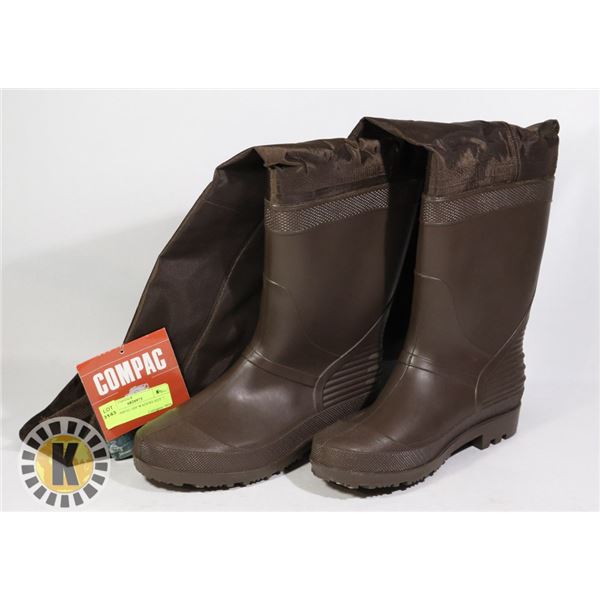 NEW COMPAC HIP WADERS SIZE 7