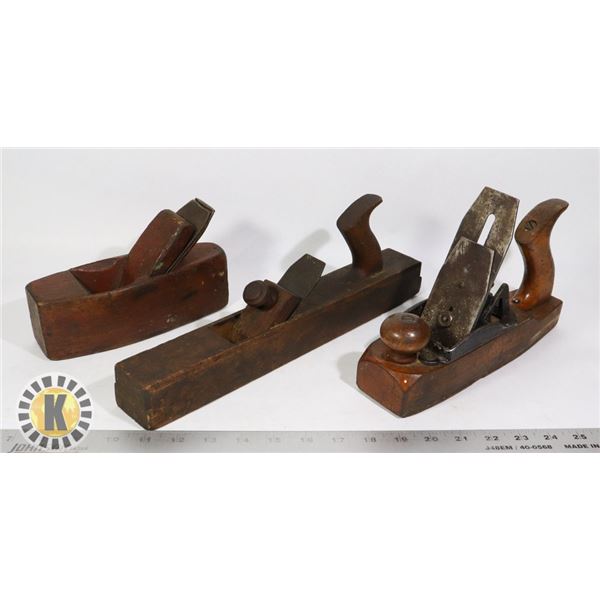ANTIQUE WOOD PLANERS