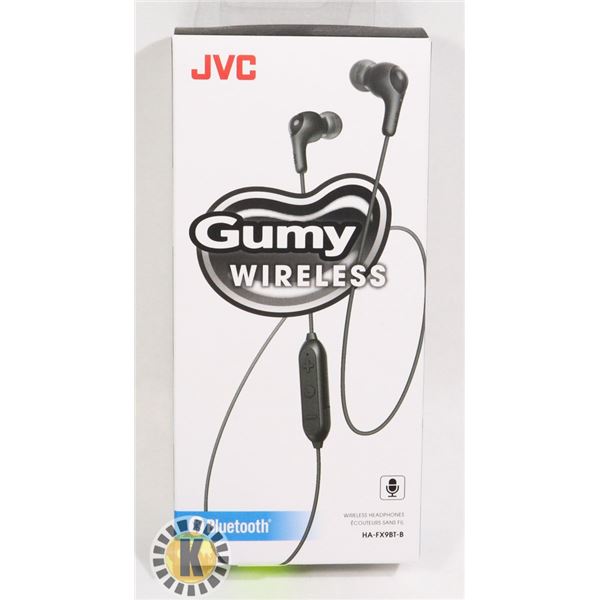 NEW JVC GUMY WIRELESS BLUETOOTH HEADPHONES