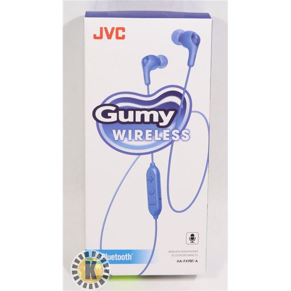 NEW JVC GUMY WIRELESS BLUETOOTH HEADPHONES