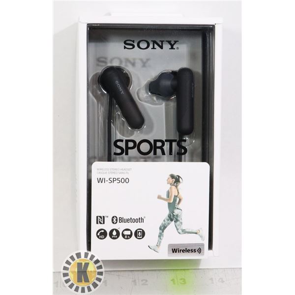 NEW SONY SPORTS WI SP500 BLUETOOTH HEADPHONES