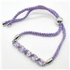 Image 1 : SILVER AMETHYST (4.5CT) RHODIUM PLATED THREAD