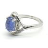 Image 5 : SILVER TANZANITE CZ(1.9CT) RHODIUM PLATED RING