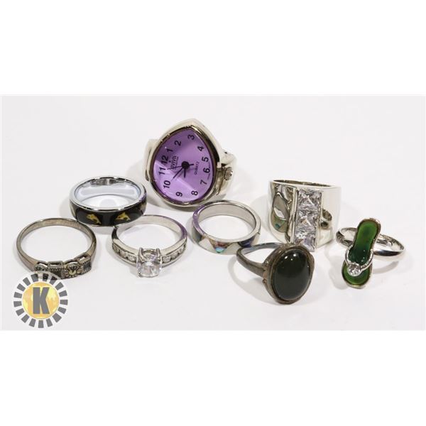 7 FASHION RINGS
