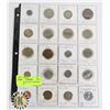 Image 1 : 1 SHEET OF 20 COINS 10 DIFFERENT COUNTRIES