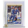 Image 1 : MATS SUNDIN QUEBEC NORDIQUES SIGNED ROOKIE CARD