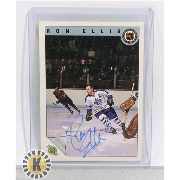 RON ELLIS TORONTO MAPLE LEAFS CARD