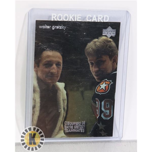 WALTER GRETZKY MCDONALDS UD ROOKIE CARD RIP
