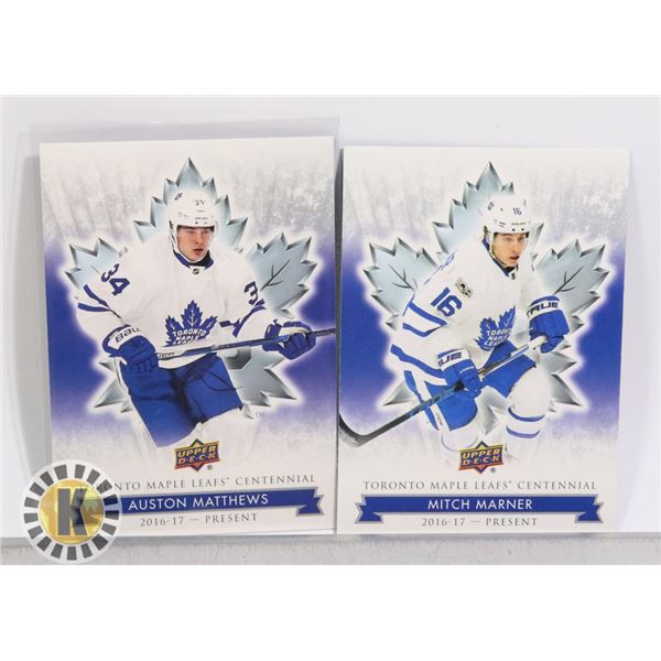 AUSTON MATTHEWS MITCH MARNER TORONTO MAPLE LEAFS