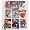 Image 1 : CALGARY FLAMES AUTOGRAPHED 9 CARD LOT