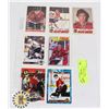 Image 1 : CHICAGO BLACKHAWKS AUTOGRAPHED 7 CARD LOT