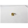 Image 1 : 15)  ROUND LAB CREATED YELLOW CITRINE RING