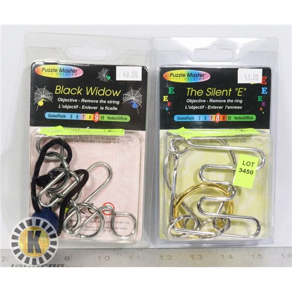 THE SILENT E AND BLACK WIDOW PUZZLE SETS