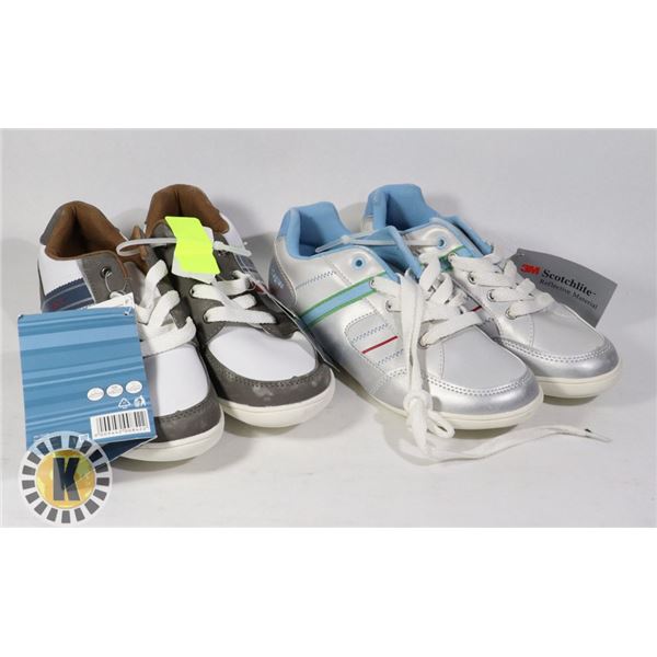 SHOES KIDS US SIZE 35 PAIR OF 2 ASSORTED COLORS