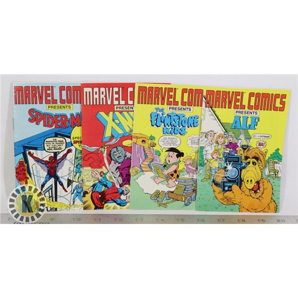 4 MINI MARVEL COMICS