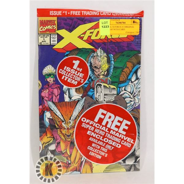 MARVEL X-FORCE #1 ORIGINAL PACKAGE WITH CARD