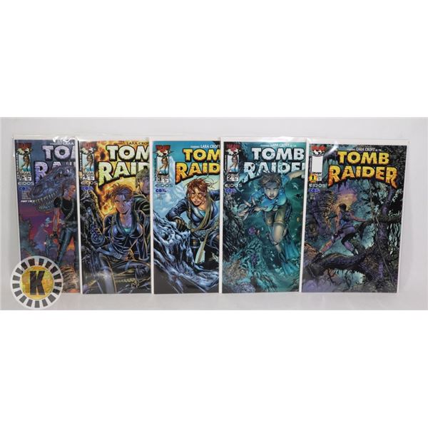 IMAGE COMICS TOMB RAIDER #1-5
