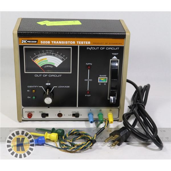 BK PRECISION 520B TRANSISTOR TESTER