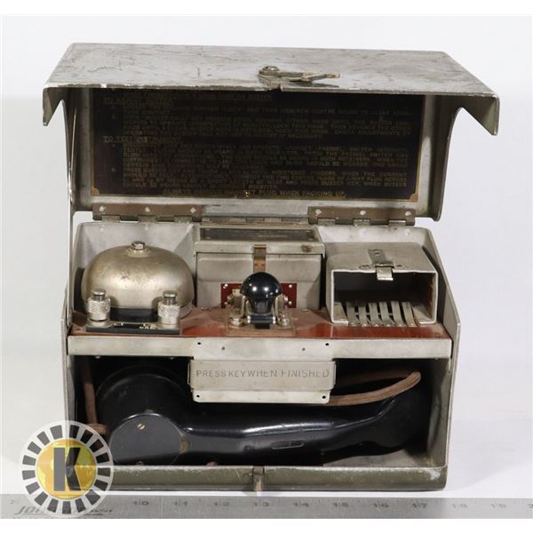 VINTAGE MILLITARY TELEPHONE