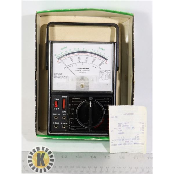 MICRONTA RANGE DOUBLER MULTITESTER