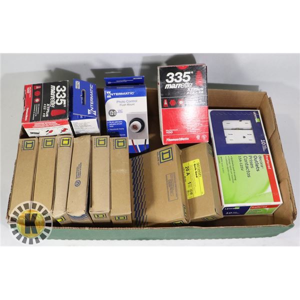 FLAT LOT OF ELECTRICIANS ITEMS