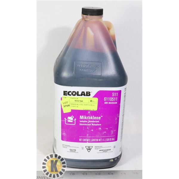 ECOLAB MIKROKLENE INDUSTRIAL DISINFECTANT 4L